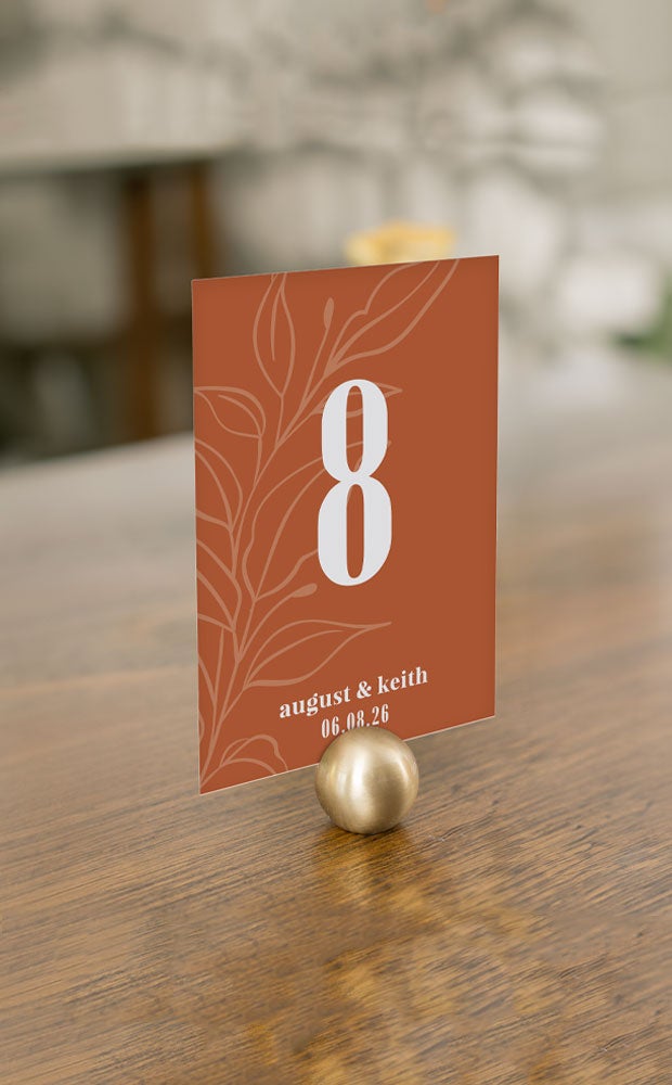 Category Slider - Table Numbers