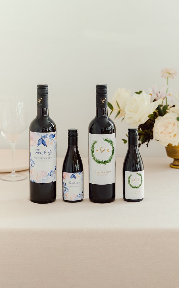 Category Slider - Full Color Wine Bottle Labels