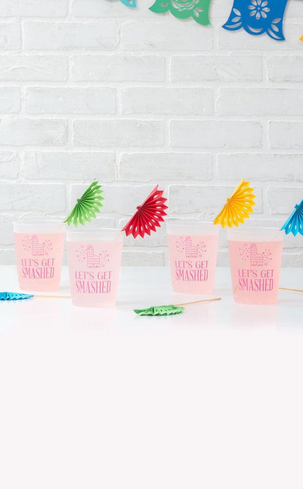 Category Slider - Personalized Frosted Plastic Party Cups