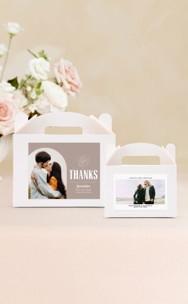 Category Slider - Photo Printed Gable Boxes with Handles