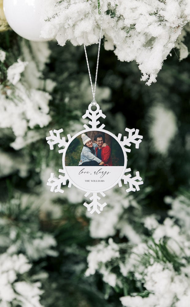 Category Slider - Photo Printed Snowflake Ornaments