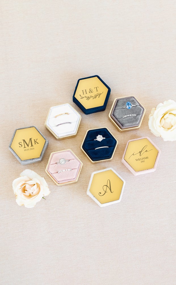 Category Slider - Personalized Velvet Ring Boxes