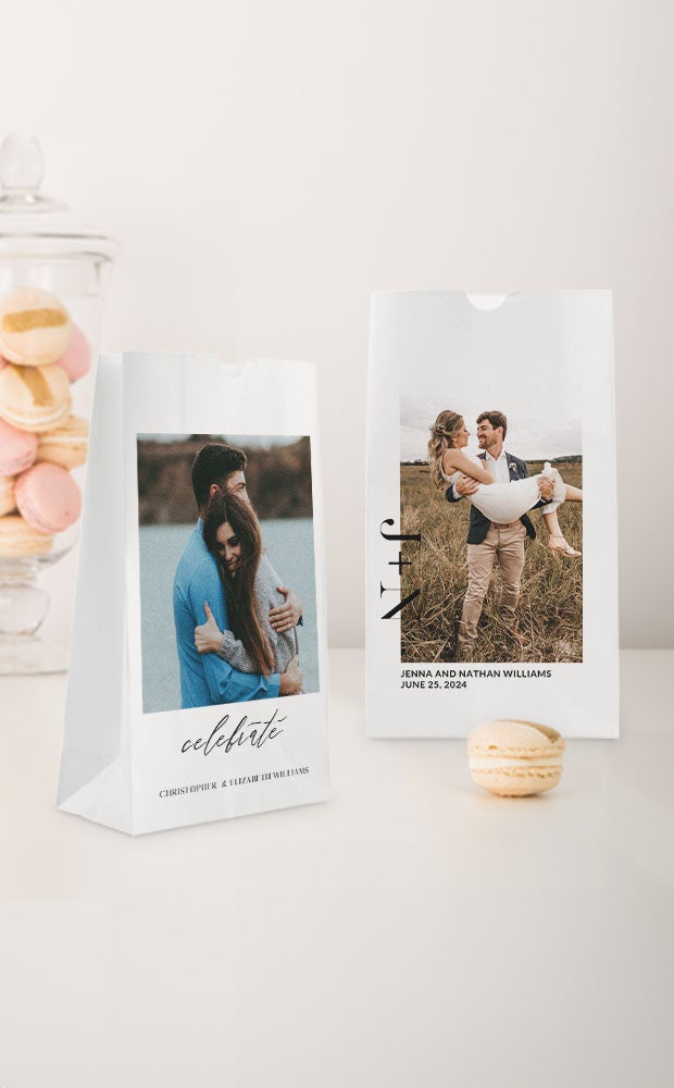 Category Slider - Photo Upload Stand Up Favor Bags