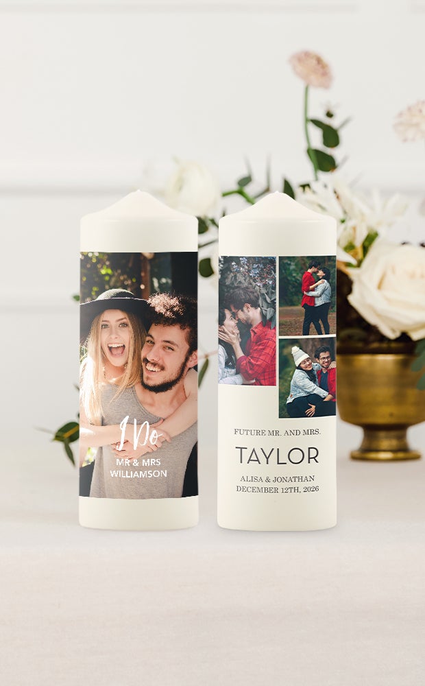 Category Slider - Custom Photo Printed Pillar Candles