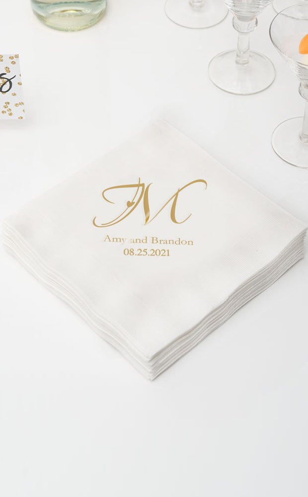 Category Slider - Monogrammed Paper Napkins