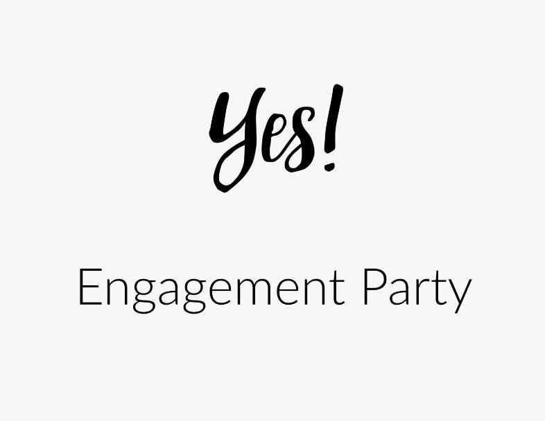 Shop 35+ Engagement Party Designs