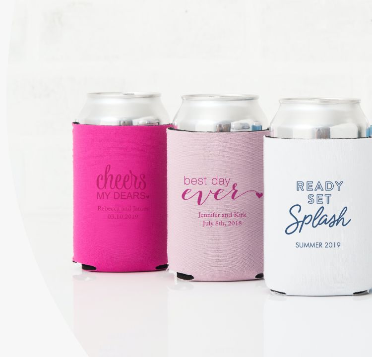 Personalized Neoprene Foam Can Drink Holders