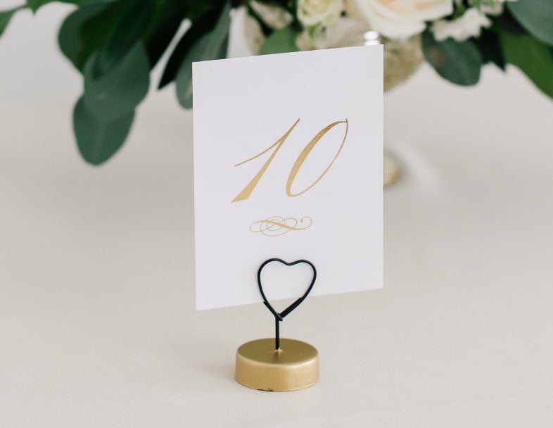 Shop Table Numbers, Place Cards & Holders