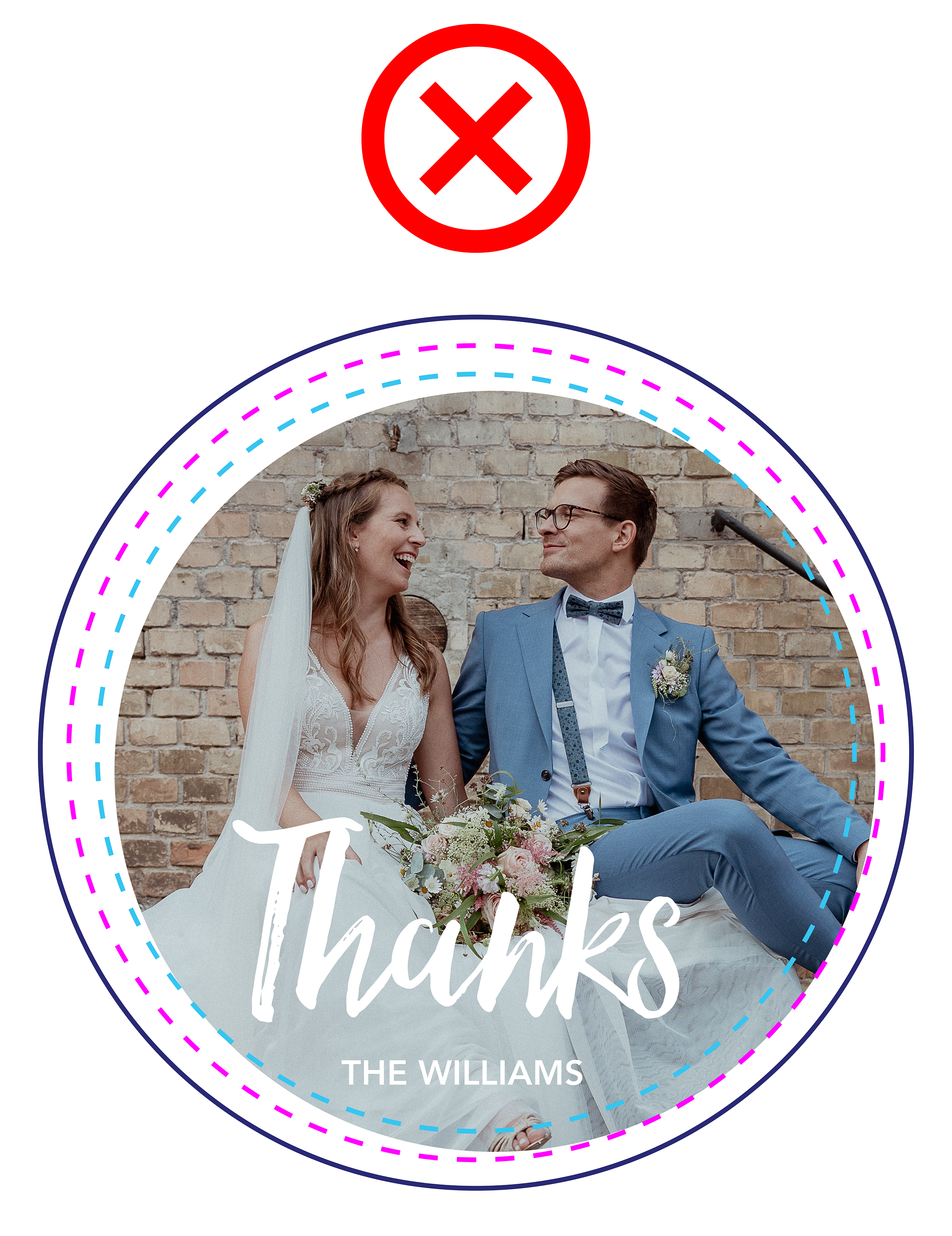 Upload example with no bleed and misalignment - photo